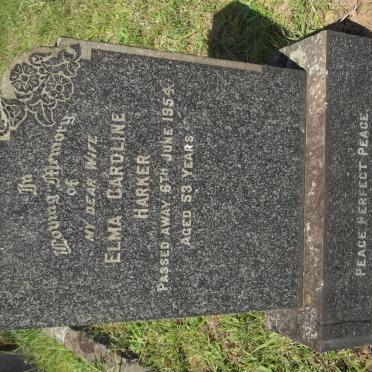 HARKER Elma Caroline -1954