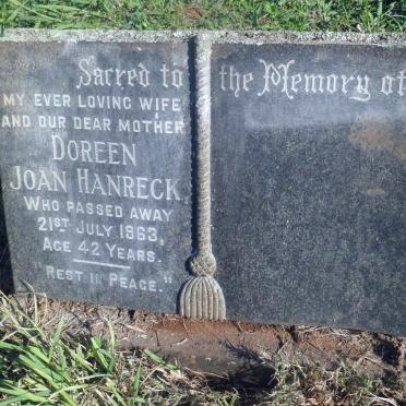 HANRECK Doreen Joan -1963