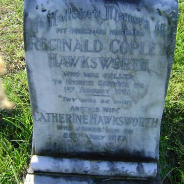 HAWKSWORTH Reginald Copley -1951 &amp; Catherine -1977