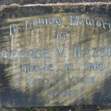 HAZELL George V. -1960