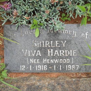 HARDIE Shirley Viva nee HENWOOD 1916-1987