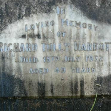 HARBOTTLE Richard Tully -1932