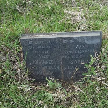 HAVENGA Johannes Maxemiliaan 1901-1970 &amp; Sophia Carolina 1909-1976