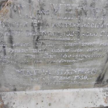 HANNAH Maria -1938 :: HANNAH Jack -1925 :: HANNAH Eric Baynes -1945