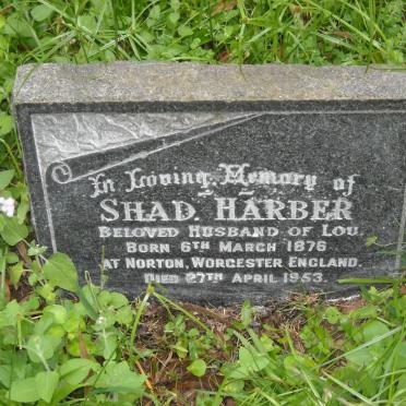 HARBER Shad 1876-1953