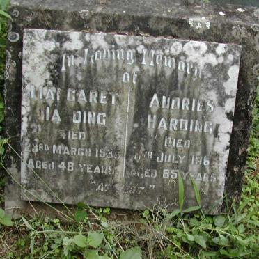 HARDING Andries -1965 &amp; Margaret -1935