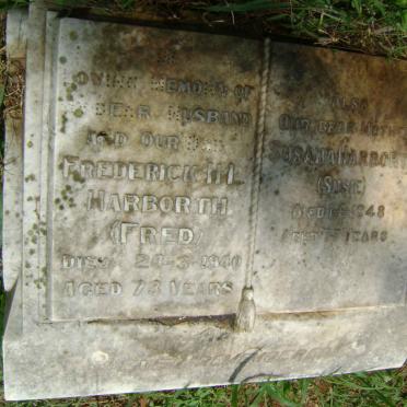 HARBORTH Frederick H.L. -1940 &amp; Susanna -1948