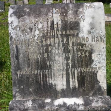 HAY John Alexander Durno -1934