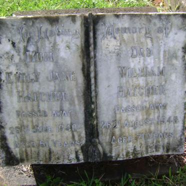 HATCHER William -1948 &amp; Emily Jane -1940