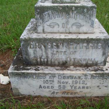 HARRIS Ernest -1913