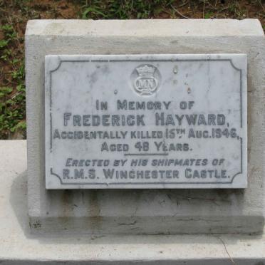 HAYWARD Frederick -1946