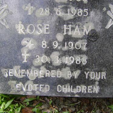 HAM Rose 1907-1988