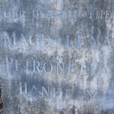 HANDLEY Magdalena Petronella -1952