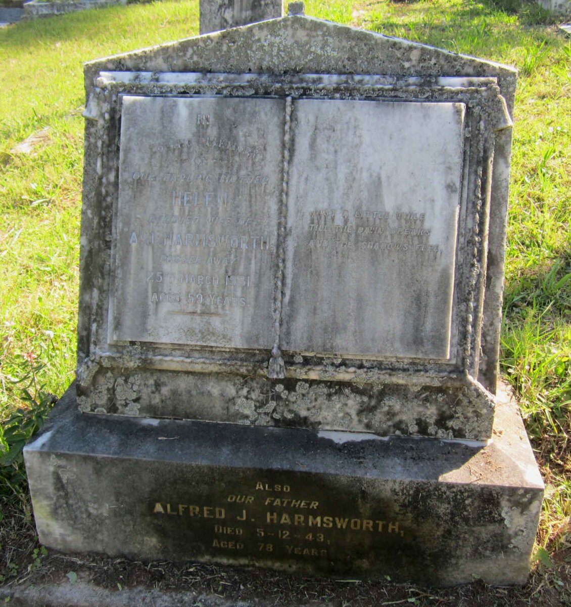 HARMSWORTH Helen -1931