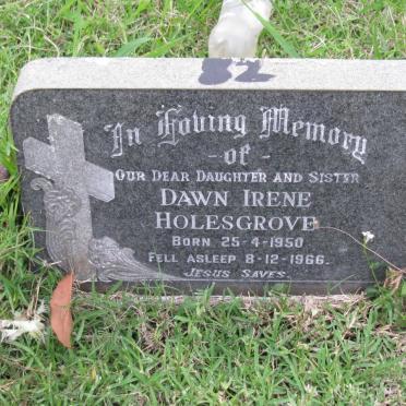 HOLESGROVE Dawn Irene 1950-1966