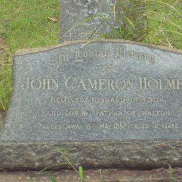 HOLMES John Cameron -1952