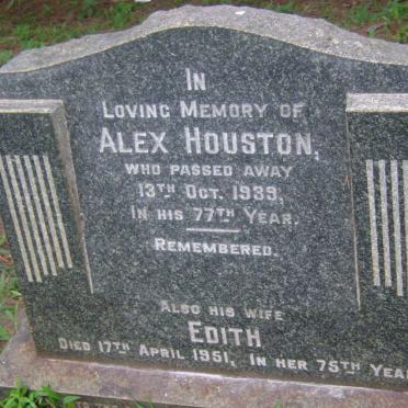 HOUSTON Alex -1939 &amp; Edith -1951