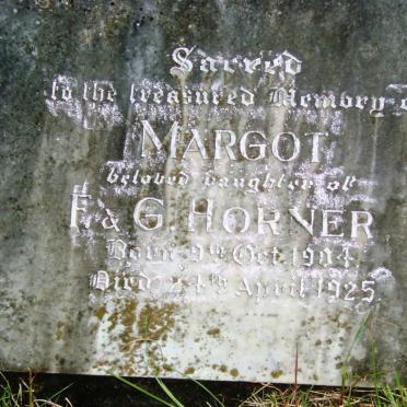 HORNER Margot 1904-1925