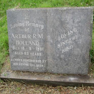 HOLLAND Arthur R.M. -1961