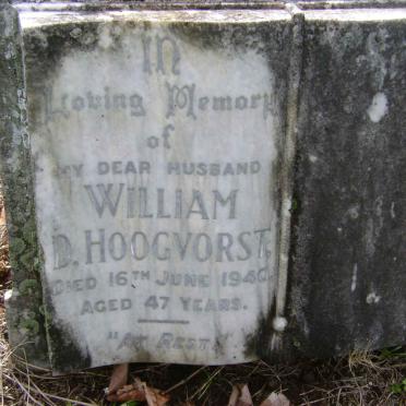 HOOGVORST William D. -1940