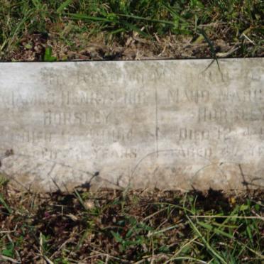 HORSLEY James Henry Eric -1984 &amp; Maud Margaret -1973