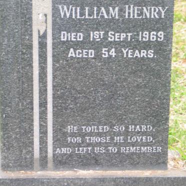 HOLLIS William Henry -1969