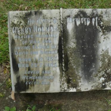 HOLMAN Henry 1925-1962