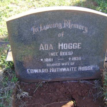 HOGGE Ada nee REES 1861-1935