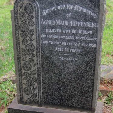 HOFFENBERG Agnes Maud -1956