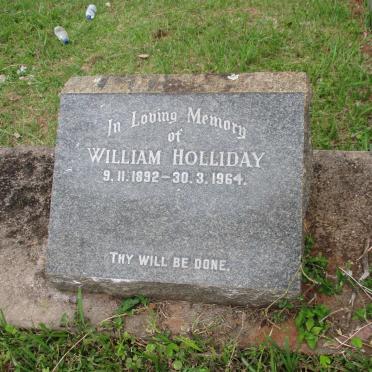 HOLLIDAY William 1892-1964