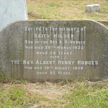 HODGES Keith Milner -1932 :: HODGES Albert Henry -1939