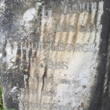HOBBS Arthur George -1942 &amp; Janet Martin -1963