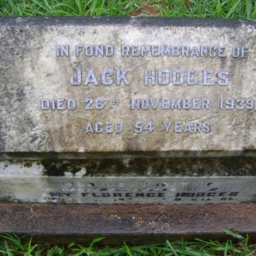 HODGES Jack -1939 &amp; Amy Florence -1968