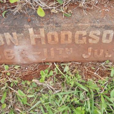 HODGSON Lillias Robertson nee BURT 1886-1927