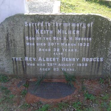 HODGES Albert Henry -1939 :: HODGES Keith Milner -1932