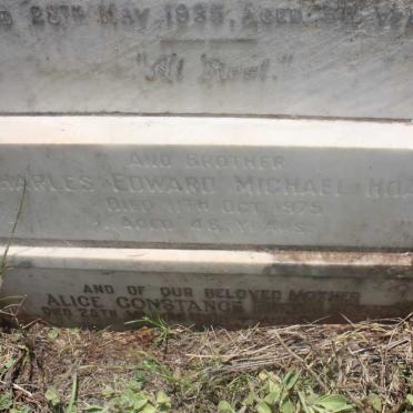 HOARE Charles Edward -1935 :: HOARE Charles Edward Michael -1975 :: HOARE Alice Constance Freda -1965