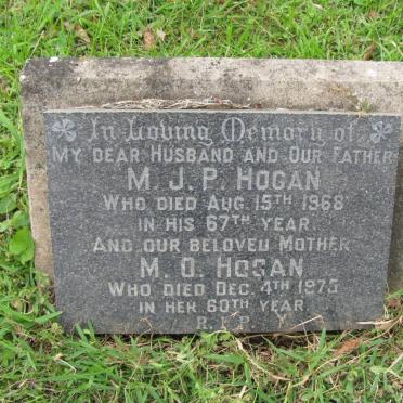 HOGAN Michael John Patrick -1968 &amp; Mary Olga -1975