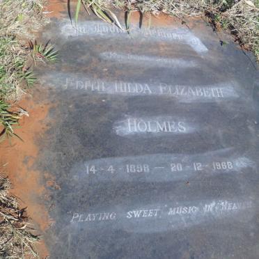 HOLMES Edith Hilda Elizabeth 1898-1968