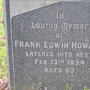 HOWARD Frank Edwin -1934