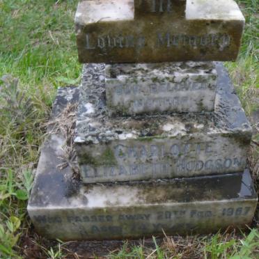 HODGSON Charlotte Elizabeth -1967