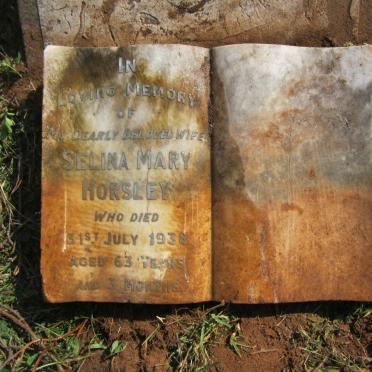 HORSLEY Selina Mary -1938