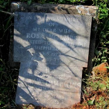 HOLMES Henry William -1980 &amp; Rosa -1972