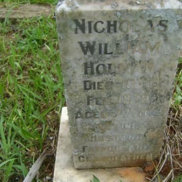 HOLMAN Nicholas William -1979