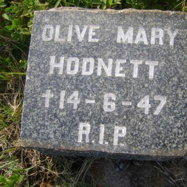 HODNETT Olive Mary -1947