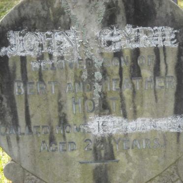 HOLT John Cyril -1962