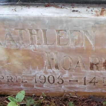 HOARE Kathleen Emma 1905-1989