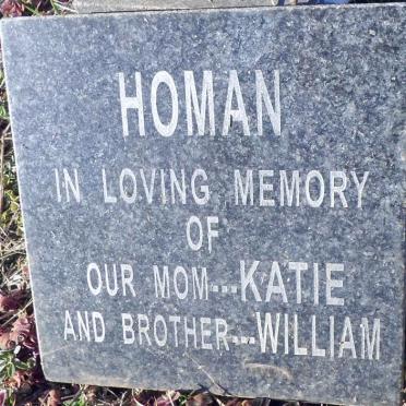 HOMAN Barend Johannes Stefanus 1919-1972 &amp; Katie :: HOMAN William