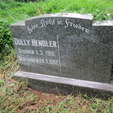 HENDLER Dolly 1910-1982