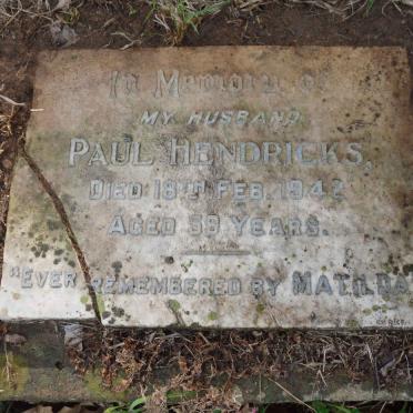 HENDRICKS Paul -1942