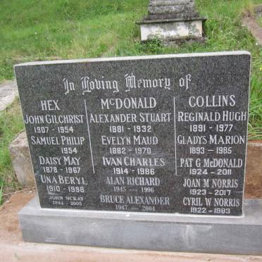 HEX :: McDONALD :: COLLINS